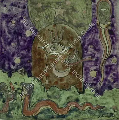 K. Ramanujam (Artist), Untitled, 1970, Drawing