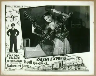 Balwant Bhatt (Director), Delhi Express, 1949, Lobby Card
