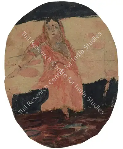 Amrita Sher-Gil (Artist), Untitled, 1922, Painting