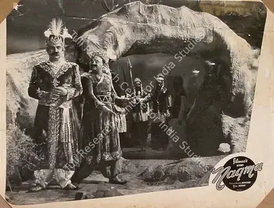 Nakshab (Director), Nagma, 1953, Lobby Card