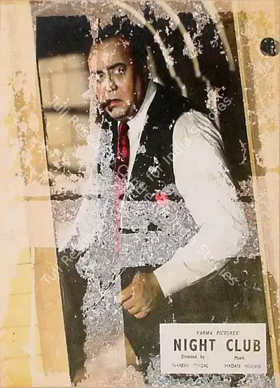 Naresh Saigal (Director), Night Club, 1958, Lobby Card