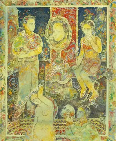 Sakti Burman (Artist), Untitled, 1980, Painting