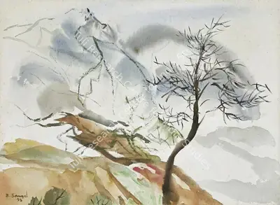 B.C. Sanyal (Artist), Untitled, 1995, Painting