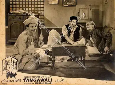 Kuldip Sehgal (Producer), Tangewali, 1955, Lobby Card