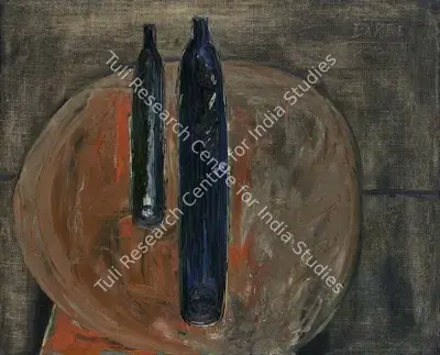 S.K. Bakre (Artist), Still Life, 1960, Painting
