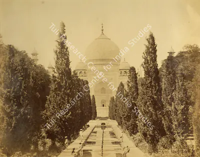 Felice Beato (Photographer), The Taj, from the Entrance Gateway, Agra, 1859, Antiquarian Photograph