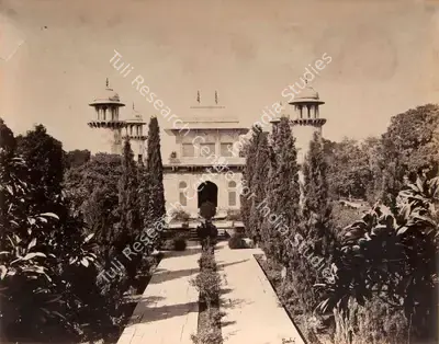 John Edward Sache (Photographer), Tomb of Itmad-Ud-Daula, Agra, 1880, Antiquarian Photograph