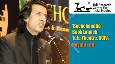 Tuli Research Centre for India Studies (Editor), Neville Tuli at ‘Bachchanalia’ Book Launch – Tata Theatre, NCPA, 2009, In-house Video