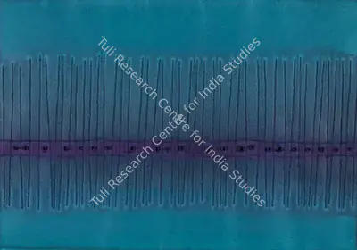 Sohan Qadri (Artist), Untitled (Blue and Purple), 2003, Painting
