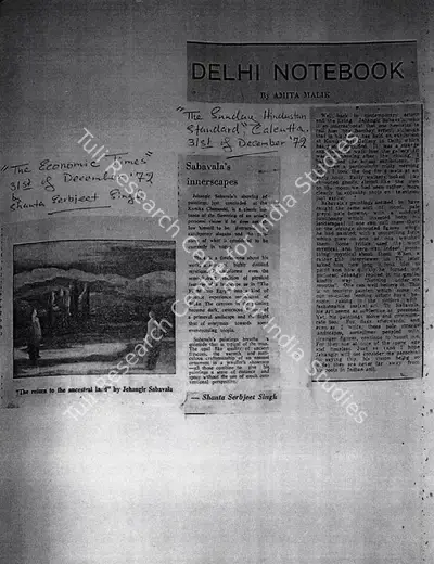 Amita Malik (Writer), Delhi notebook, 1972, Newspaper Clipping