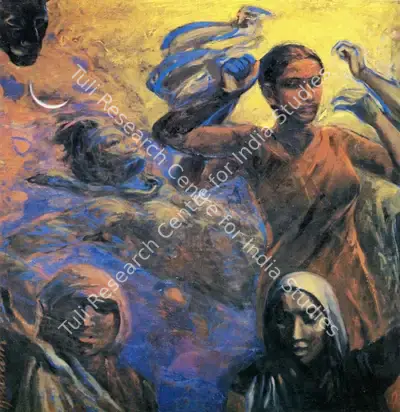 Anupam Sud (Artist), Shakti, 1993, Painting