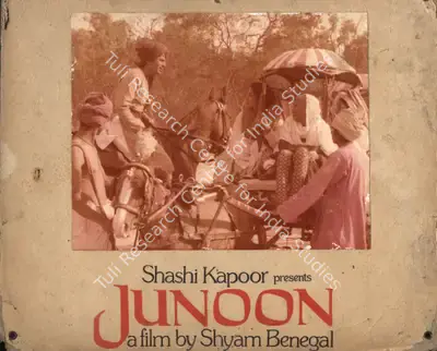 Govind Nihalani (Cinematographer), Junoon, 1979, Photographic Still Mounted on Lobby Card