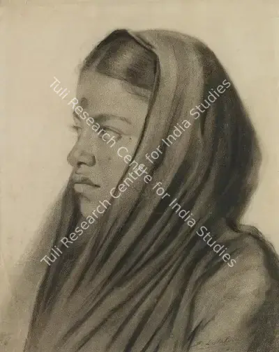 S.L. Haldankar (Artist), Untitled, 1906, Painting