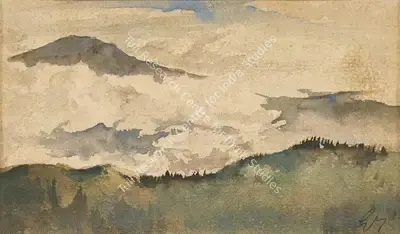 Gaganendranath Tagore (Artist), Untitled, Painting