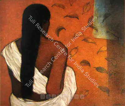 Chandra Bhattacharjee (Artist), Autumn, 2001, Painting