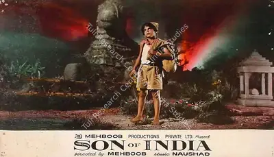 Mehboob (Producer), Son Of India, 1962, Lobby Card