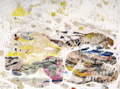 J. Sultan Ali (Artist), Raphsody 88 IVb, 1988, Painting