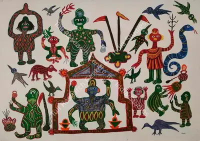 Rinku Baiga (Artist), Untitled, Painting
