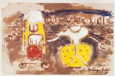 Reddeppa Naidu (Artist), The Deity, 1967, Painting