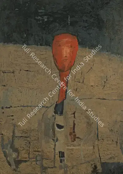 Ramkumar (Artist), Ruins, 1959, Painting