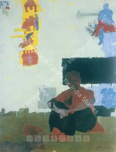 Aniket Khupse (Artist), Memories, 1998, Painting