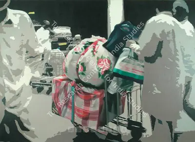 Subodh Gupta (Artist), Untitled (Airport Series), Painting