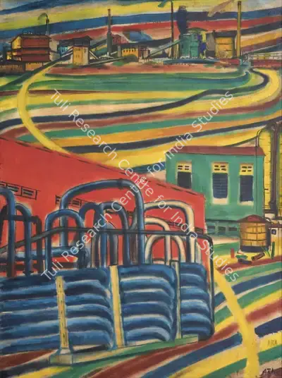 Ara, K.H. (Artist). Untitled, circa 1970 | Painting, AG.Mum/16.12.24, 2024 · Asta Guru