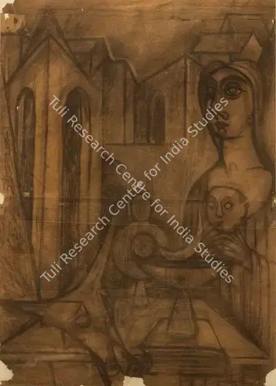 A.A. Raiba (Artist), Untitled, 1965, Painting