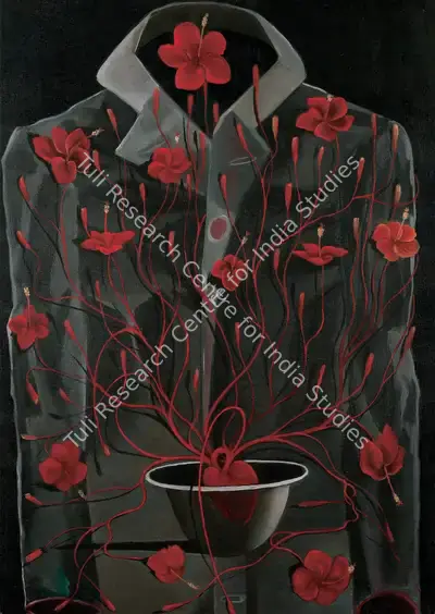 Surendran Nair (Artist), Pyasa (For Guru Dutt), 2000, Painting