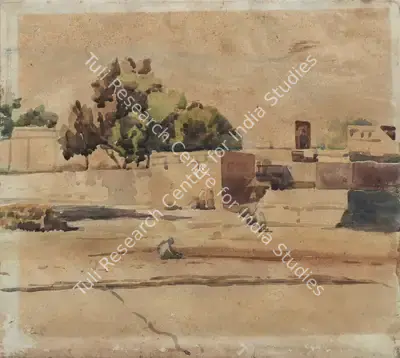 B.C. Sanyal (Artist), Landscape, 1941, Painting
