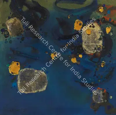 Ismail Gulgee (Artist), Dunya Gali, 1973, Painting