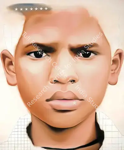 Riyas Komu (Artist), Borivili Boy - II, 2007, Painting