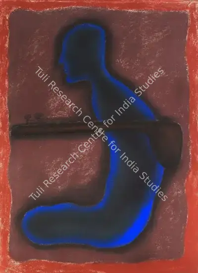Arpana Caur (Artist), Sitarist, 1990, Drawing