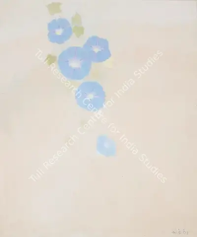N.S. Bendre (Artist), Untitled (Morning Glory), 1974, Painting