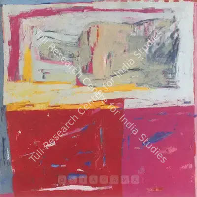 Anjum Singh (Artist), The Pink Floor, 1996, Painting