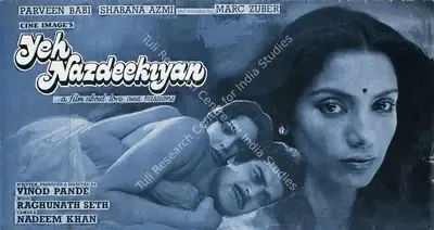 Vinod Pande (Producer), Yeh Nazdeekiyan, 1982, Song-Synopsis Booklet