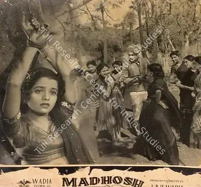R.D. Mathur (Cinematographer), Madhosh, 1951, Lobby Card