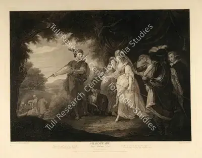 After William Hamilton (Artist), Love's Labour's Lost, 1793, Aquatint