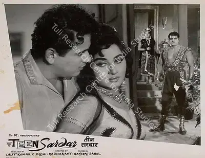 C. Doshi (Producer), Teen Sardar, 1965, Lobby Card