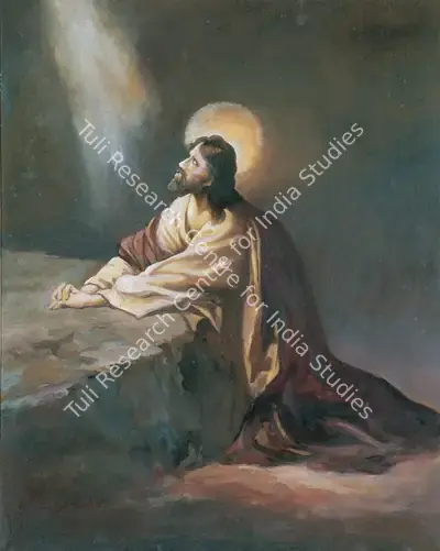Trindade, A.X. (Artist). Christ Series, 1920 | Painting, Os.Mum/23.06.10, 2010 · Osian's