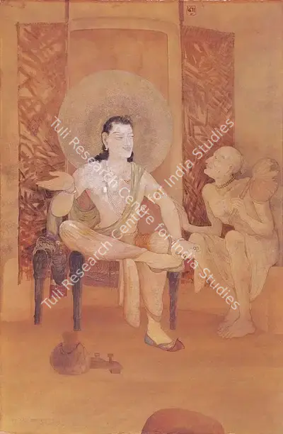 D.S. Bhattacharya (Artist), After Renunciation, 1930, Painting