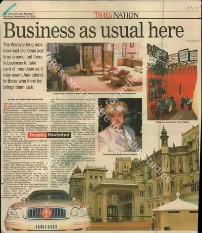 Anita Kashi (Reporter), Business as Usual here, 2005, Newspaper Clipping