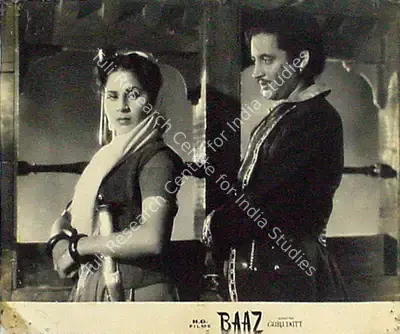 V.K. Murthy (Cinematographer), Baaz, 1953, Lobby Card