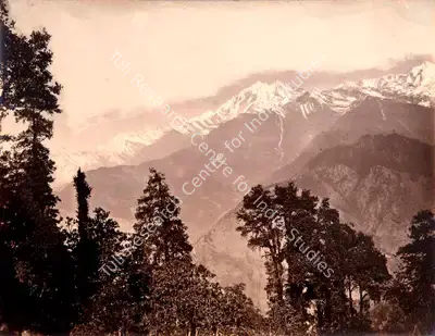 John Edward Sache (Photographer), Views of Snows from Almorah, 1875, Antiquarian Photograph