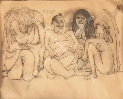 Picasso, Pablo (Artist). Untitled . Pencil on paper, n.d. | Drawing | FineArts | 00665628