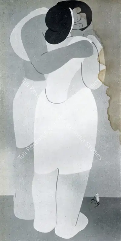 Pran Pal (Artist), Kiss, Painting
