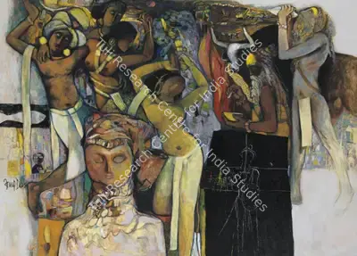 Arup Das (Artist), Untitled, 1990, Painting