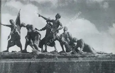 D.P. Roy Chowdhury (Artist), Martyr's Memorial, Sculpture