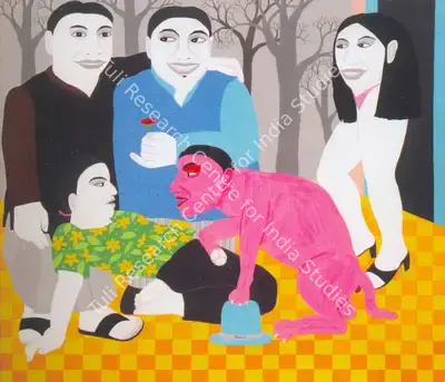 Farhad Hussain (Artist), We Too Have Pedigree, 2006, Painting