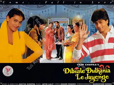 Yash Chopra (Producer), Dilwale Dulhania Le Jayenge, 1995, Lobby Card